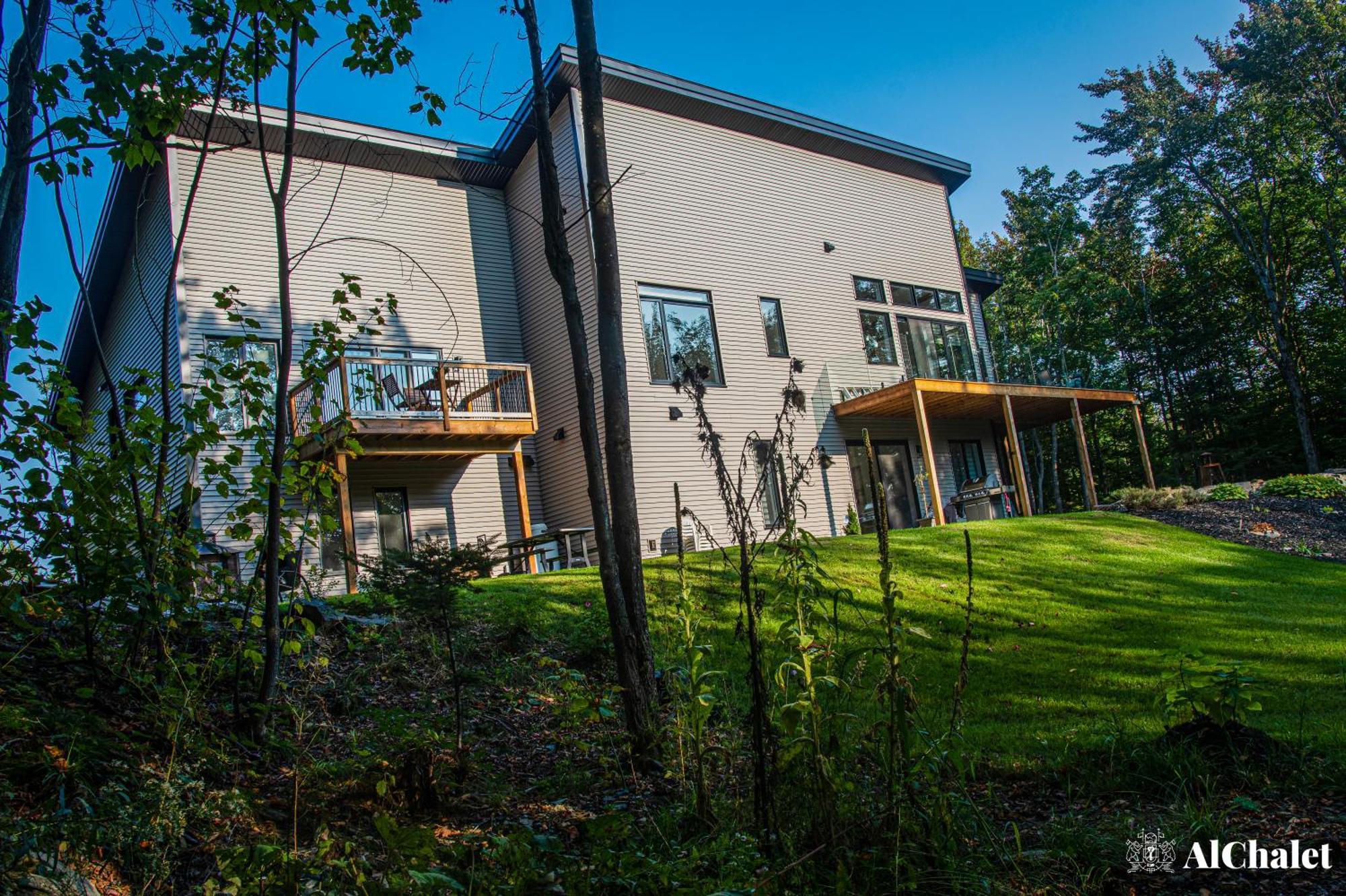 Chalet Woodpecker Lodge - Chaleureux Avec Foyer. Orford Exterior foto